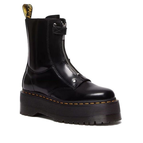 Dr Martens Jetta Hi Max Buttero Leather Platform Boots Black CLEARANCE LAST ONE Carousel 1