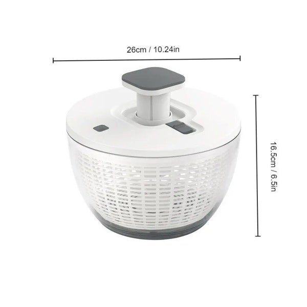 Vegetable Dehydrator: Household Large Capacity Fruit Dryer with Drain Salad Bask Carousel 2