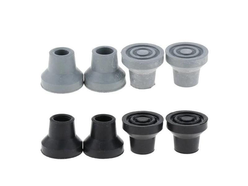 8Pcs 16mm Walking Stick Tips End Protector Canes Accessory Rubber Crutch Walker Carousel 1