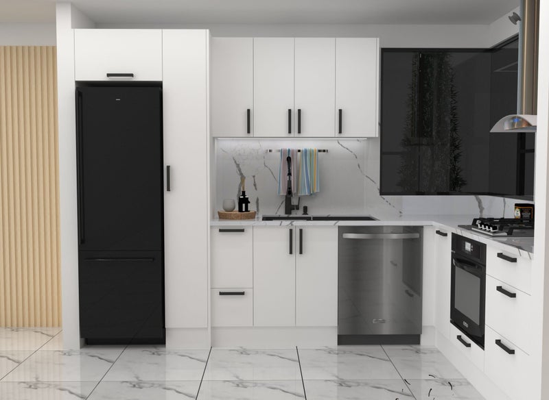 Italian Made Kitchen L-Shape Kitchen with Soft Close Hardware Carousel 2