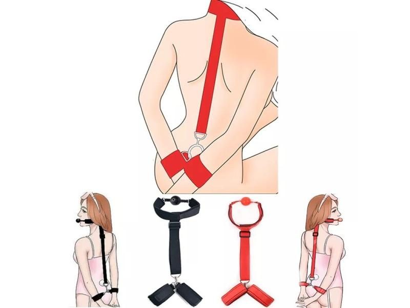 Sex Toys For Woman Couples Mouth Gag Handcuffs For Sex BDSM Bondage Restraint Carousel 2