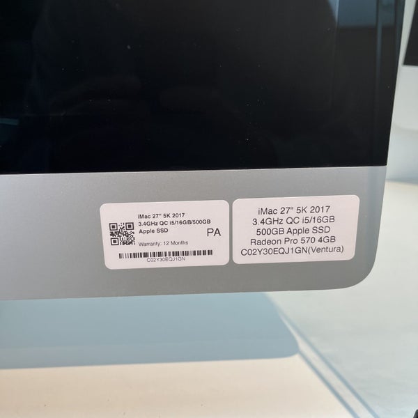 DT Deal! Apple iMac 5K 27-inch 2017/3.4GHz QC i5/16GB/512GB Carousel 2