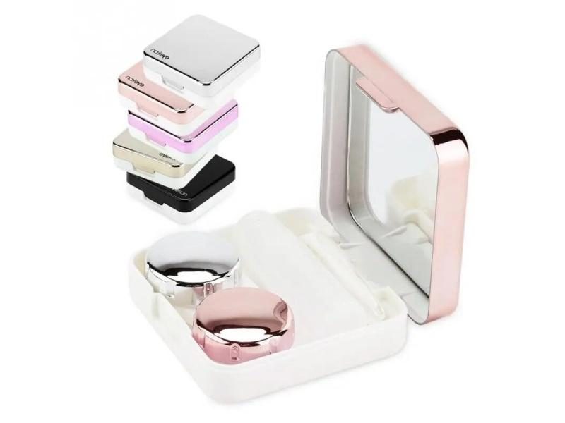 Makeup Mirror Case Set For Contact Lenses Eye Lashes Carousel 2