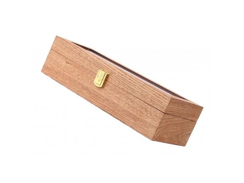 Wooden Watch Box Case Organizer Display For Men Women 6 Slots Wood Box With Carousel 1