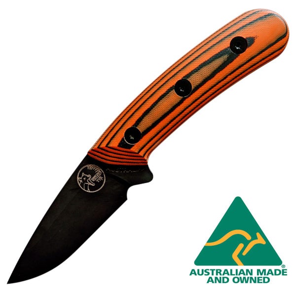 Tassie Tiger Knives Australian Made Orange Skinning Knife Carousel 2