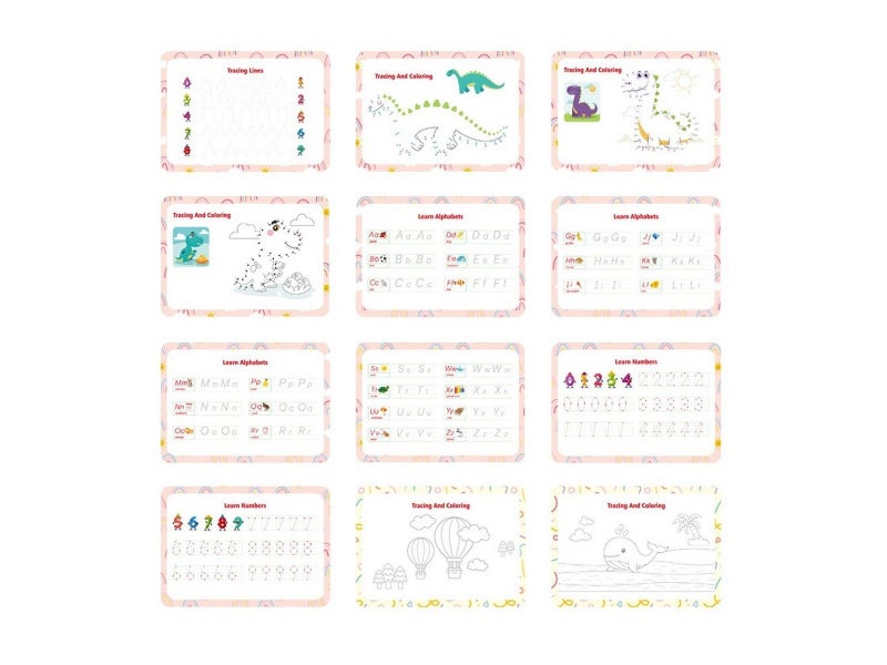 Montessori Busy Book Kit Toddler Sensory Book Toy Kids Early Educational Toy Carousel 6