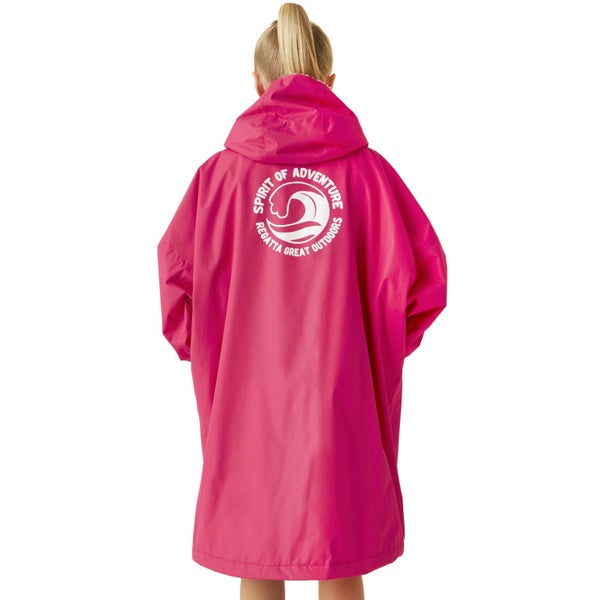 Regatta Kids Spirit Of Adventure Changing Robe - Pink Potion - 9-13 Yrs Carousel 2