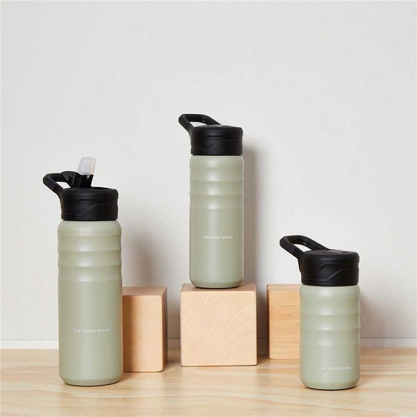 The Good Brand Insulated Drink Bottle Sage Large 709ml Carousel 2
