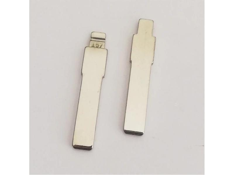 157# Metal Blank Uncut Flip KD Remote Key Blade For Fia-t SIP22 Blade S521 Carousel 2
