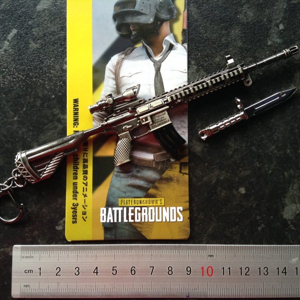 17cm Die cast HK416 assault rifle scale model from PUBG Carousel 2