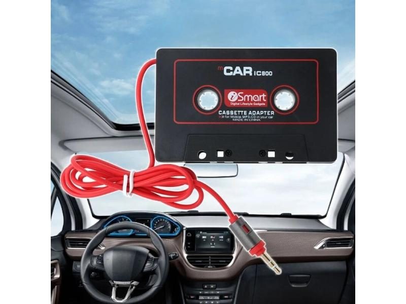 3.5mm Car AUX Tape Cassette Adapter Converter For Car Player MP3 Q9QD Carousel 1