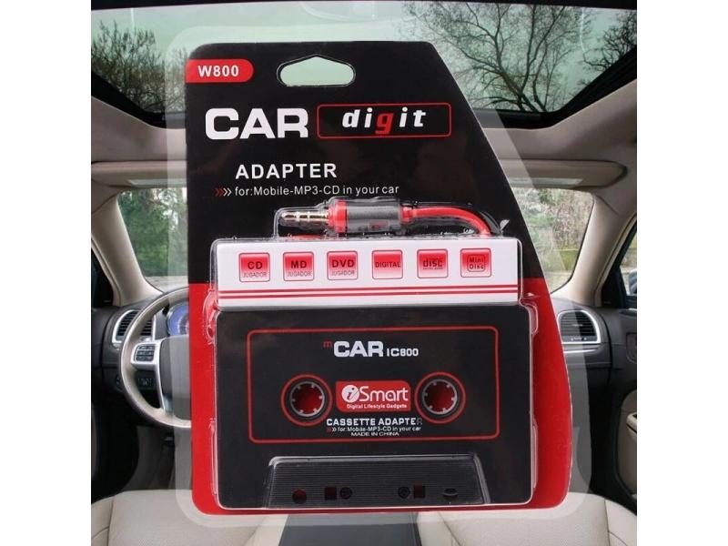 3.5mm Black Car AUX Adapter For Car CD Player MP3 Carousel 1