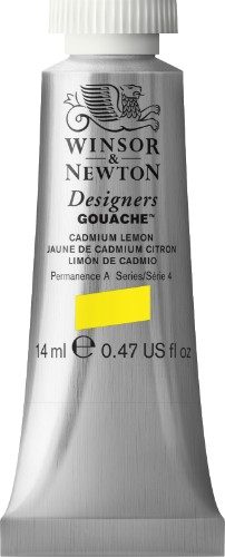 Winsor & Newton Designers' Gouache Colour 14ml - Zinc White (748) Carousel 2