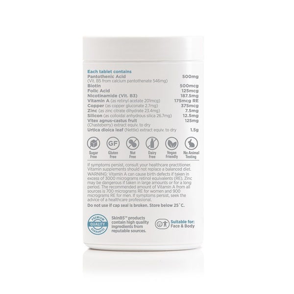 Skin B5 Extra Strength Acne Control Vitamins 120 Tablets Carousel 2