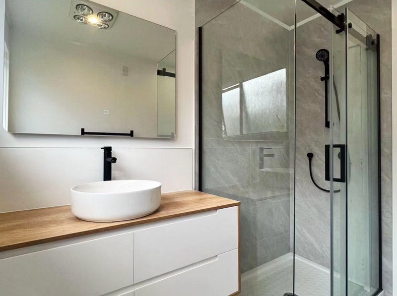 Frameless Shower Rectangle 1200wx900dx1950h Glass+Tray+Liner Nano Coating $115062933725565569113