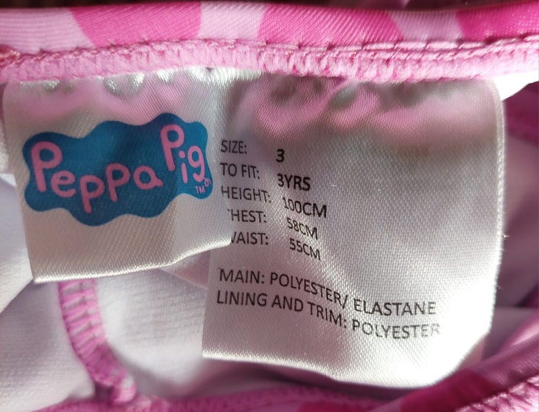 Peppa pig togs / swimsuit size 3 Carousel 2