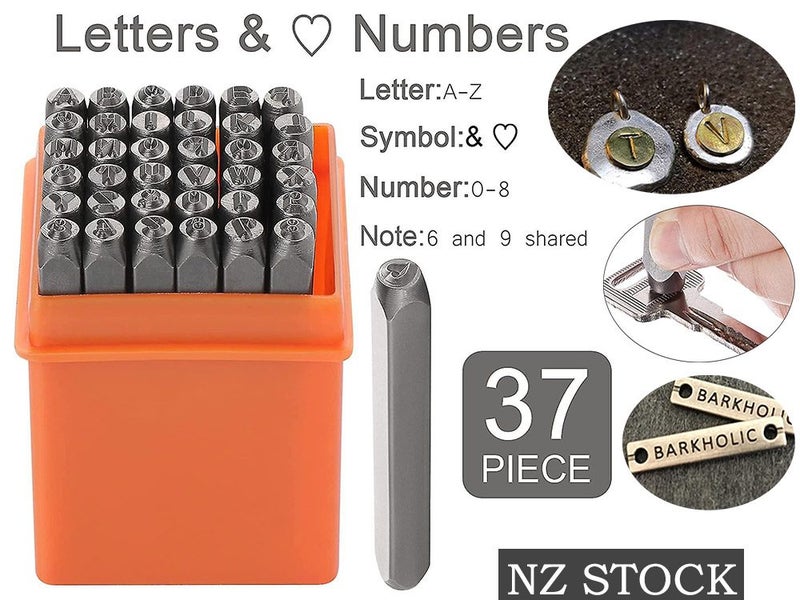 Letter Number Punch Stamp Set (Auckland Stock) Carousel 1
