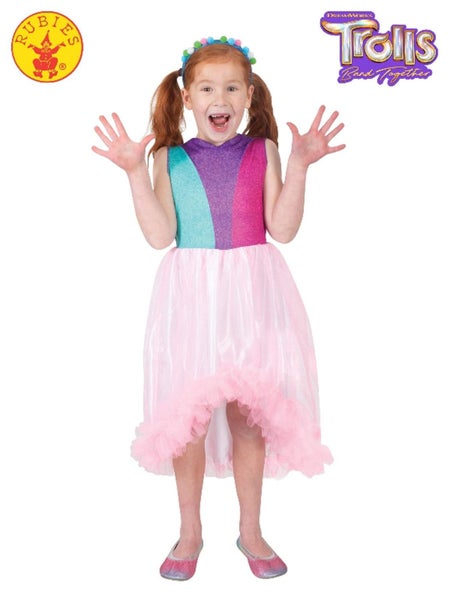 Rubies Poppy Deluxe Trolls 3 Costume - 4-6 Yrs Carousel 1