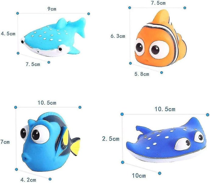 Cute Fish Toys for Baby's Shower Time in the Swimming Pool Carousel 2