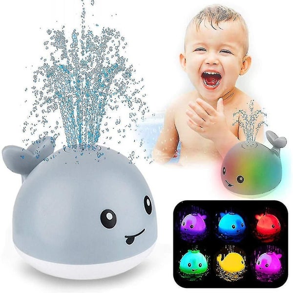 Baby Bath Toys Whale Automatic Spray Water Toy With Led Light Carousel 3