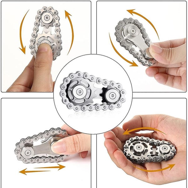 Chain Toys Gears For Novelty Toy Pocket Size Fidget Spinner Carousel 4
