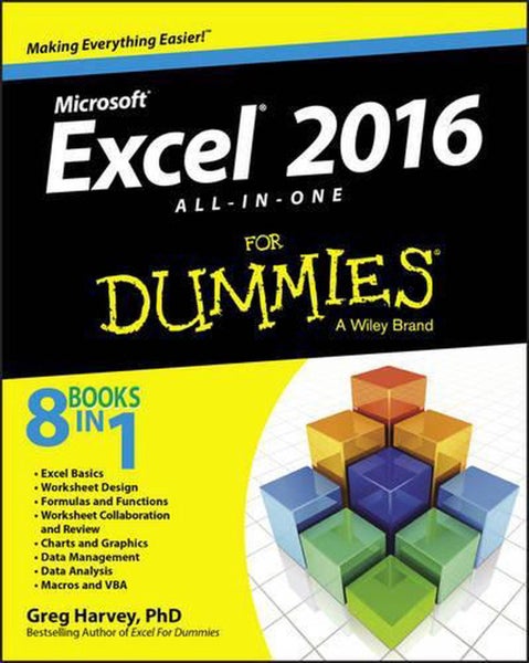 Excel 2016 All-in-One For Dummies by Greg Harvey - Paperback Carousel 1