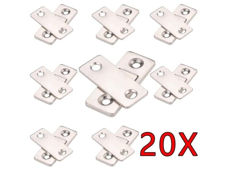 20 Sets Strong Magnetic Cabinet Door Catches Furniture Magnet Stops Carousel 2