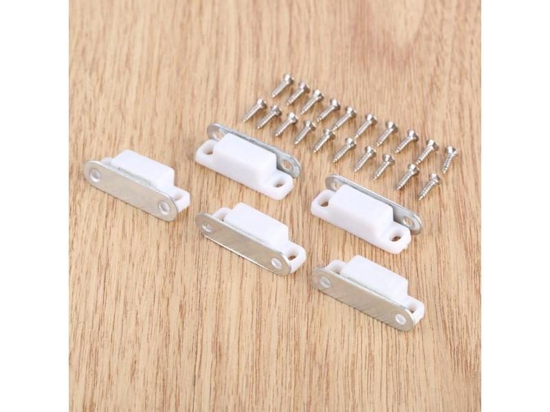 5pcs/lot Magnetic Catches W/screws Small Metal Cabinet Door Cupboard Preventing Carousel 1