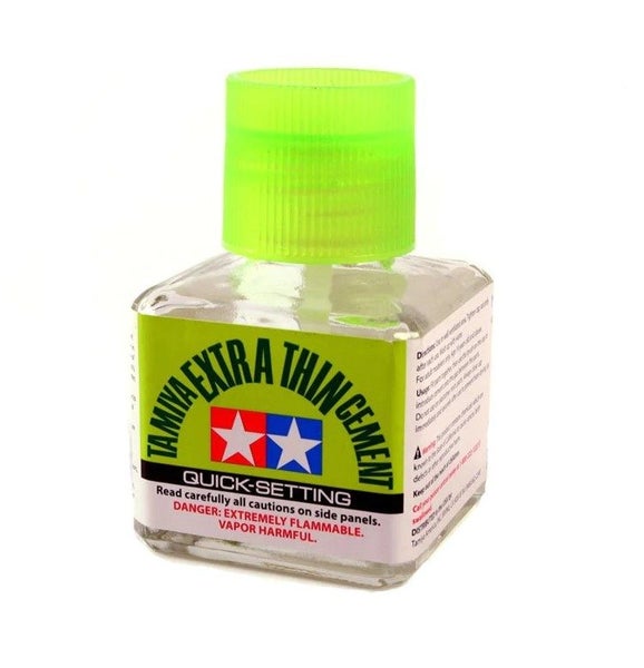 Tamiya 87182 Extra Thin Cement Quick Setting 40ml Carousel 1