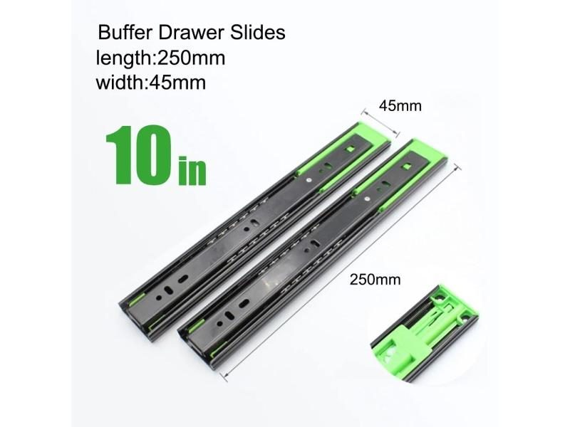 10-20in Soft Close Ball Bearing Drawer Slides For Full Extension Drawer Runners Carousel 1
