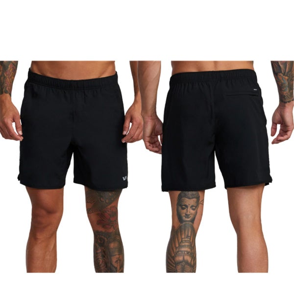 RVCA YOGGER IV SHORT 17 Short BLACK Carousel 1