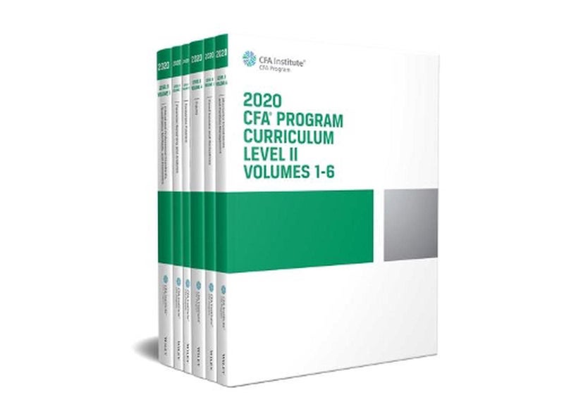 CFA Program Curriculum 2020 Level II, Volumes 1-6 Box Set by CFA Institute - Pap Carousel 1