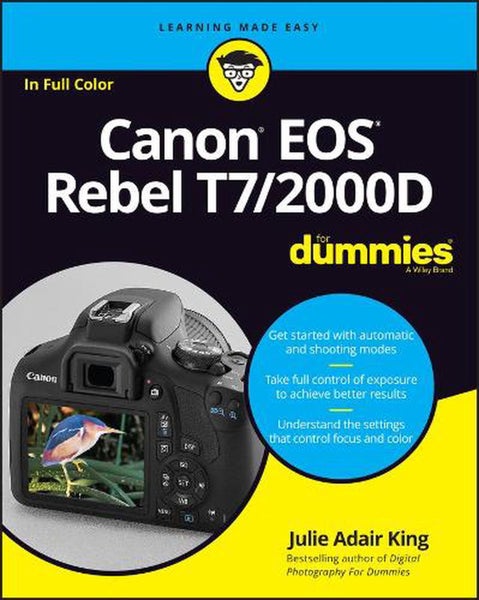 Canon EOS Rebel T7/2000D For Dummies by Julie Adair King - Paperback Carousel 1