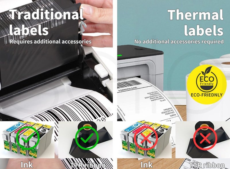 6 Rolls Direct Thermal Labels Barcode 101x152 Fastway EParcel Startrack Zebra Carousel 2