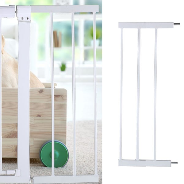 Levede Baby Safety Gate Adjustable Pet Stair Barrier 20cm Door Extension White Carousel 7