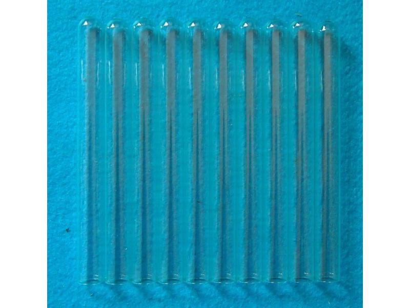 10 Count Glass Test Tube OD 18mm L 180mm Lab Glassware Carousel 1