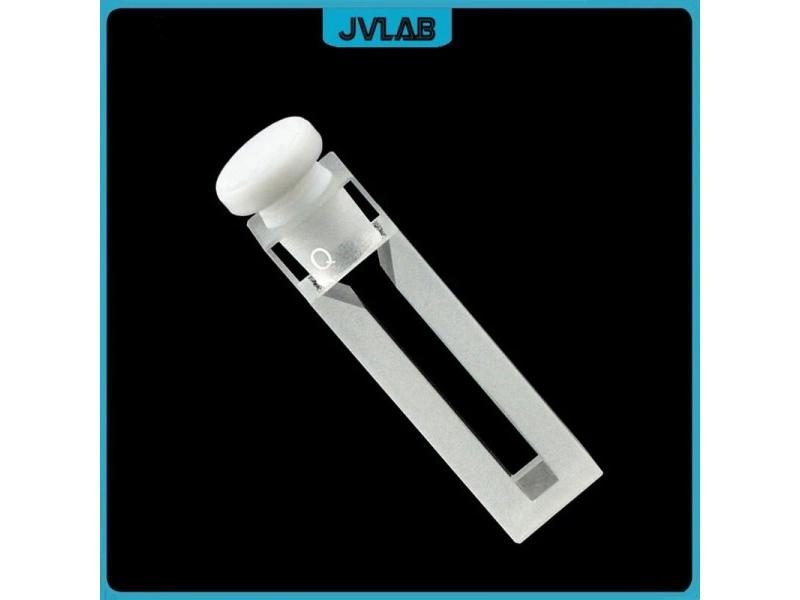 Micro Quartz Cuvette Slit 4mm 1400ul PTFE Sealing Sintering Tech Acid Alkali Carousel 1