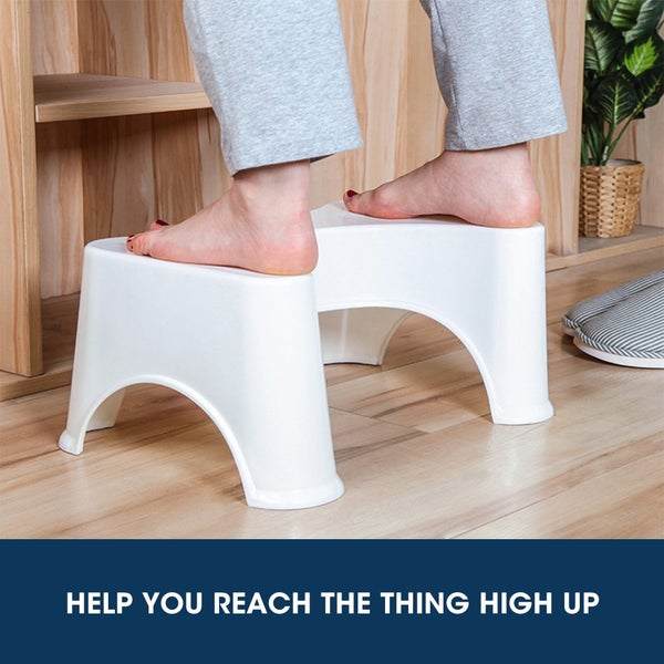 2x Potty Stool Sit Squat Toilet Step Stool Bathroom Eco Aid Constipation Relief Carousel 2