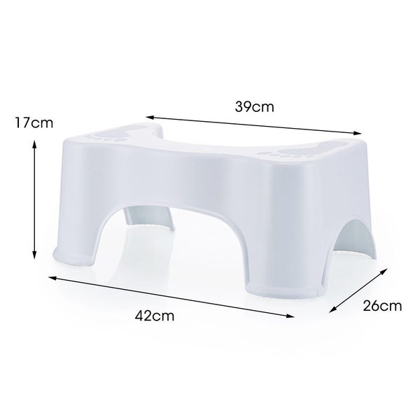 2x Potty Stool Sit Squat Toilet Step Stool Bathroom Eco Aid Constipation Relief Carousel 9