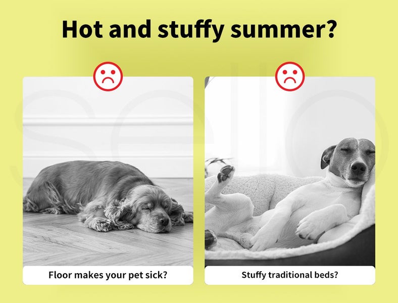 Pawz Pet Cooling Mat Gel Bed Pillow Sofa Self-cool Summer Avocado S M L XL Carousel 2