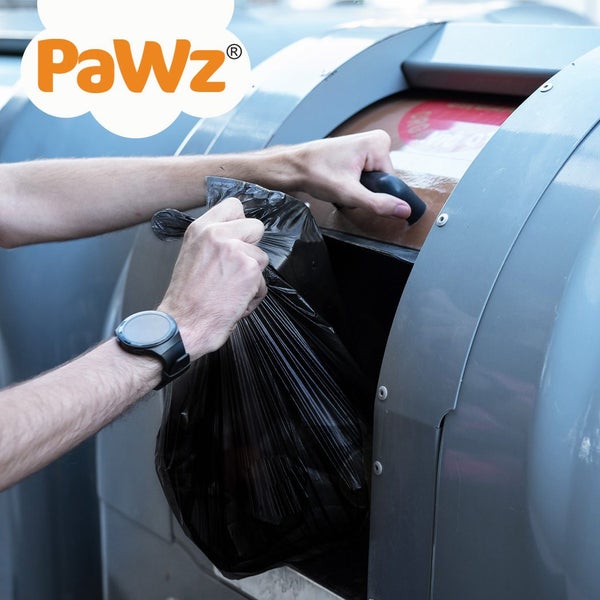 Pawz 10 Rolls Waste Bag Replacement Refill For Pawz Automatic Cat Litter Box Carousel 6