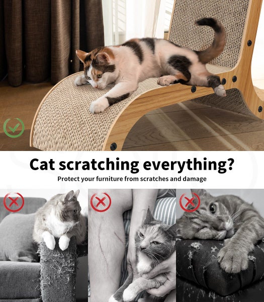 Pawz Cat Scratch Pad Cardboard Kitten Cat Scratcher Scratching Board Scatch Toy Carousel 2
