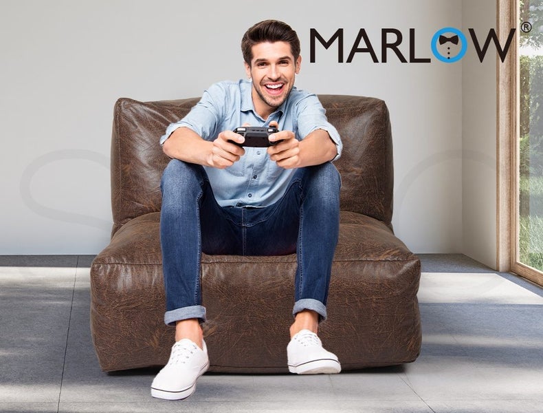 Marlow Bean Bag Cover Chair Modular Couch Indoor Gaming Seat Lazy Lounge Sofa Carousel 7