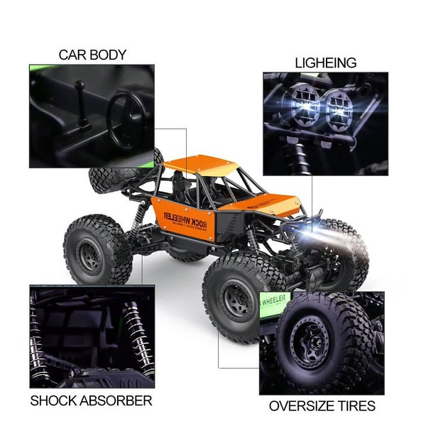 1:8 Scale RC Cars Remote Control Car Off Road RC Truck Climbing Car - Blue Carousel 5