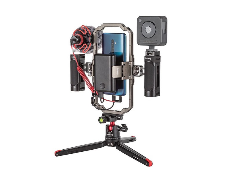 SmallRig Universal Phone Video Rig Kit for Smartphone and Camera, Stabilizer Rig Carousel 2