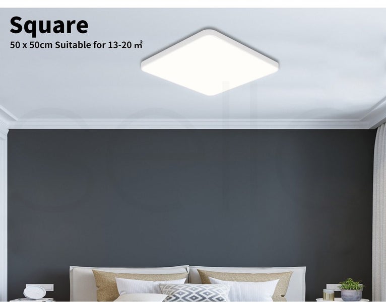 Emitto Ultra-Thin 5CM LED Ceiling Down Light Surface Mount Living Room White 36W Carousel 2