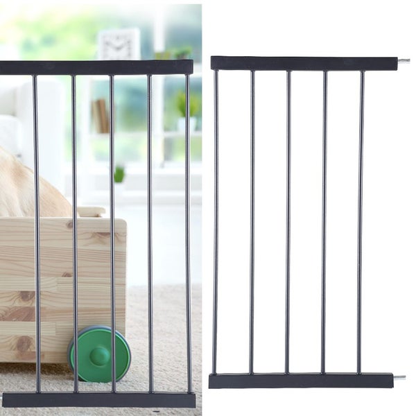 Levede Baby Safety Gate Adjustable Pet Stair Barrier 45cm Door Extension Black Carousel 7