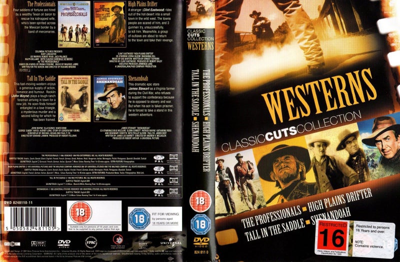 Westerns Classic Cuts 4-Movie Collection *NEW* Carousel 1