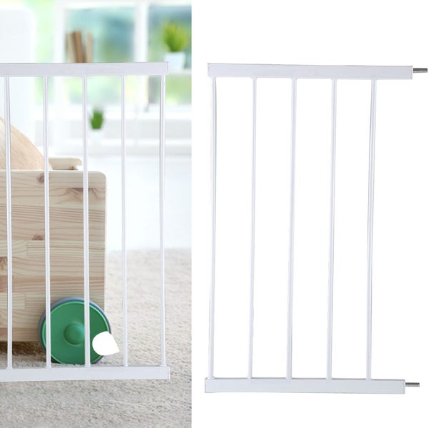 Levede Baby Safety Gate Adjustable Pet Stair Barrier 45cm Door Extension White Carousel 7