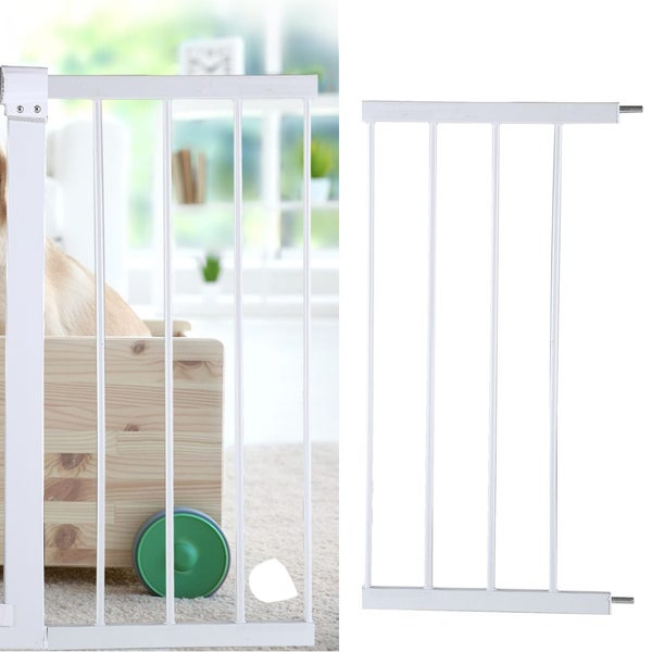 Levede Baby Safety Gate Adjustable Pet Stair Barrier 30cm Door Extension White Carousel 7